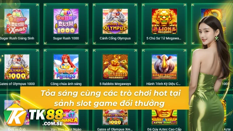 Những siêu phẩm quay thưởng ăn khách tại Game slot PP