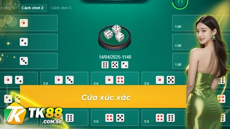 Cửa xúc xắc tại siêu phẩm Sicbo 30s TK88