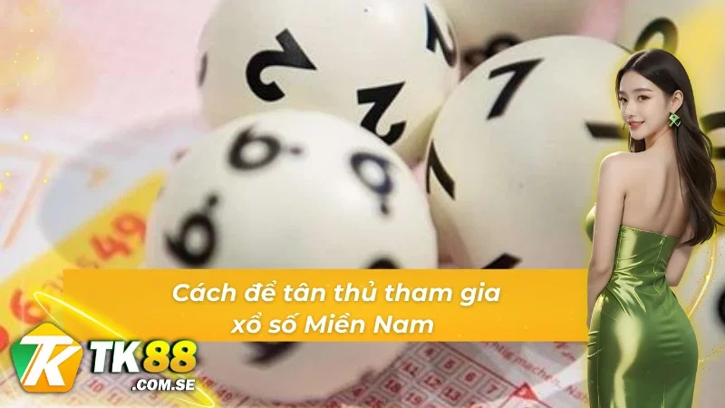 Các bước tham gia xổ số Miền Nam tại TK88