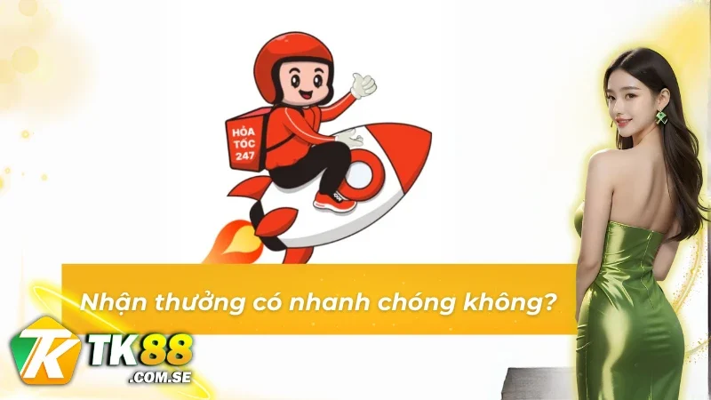 Thời gian nhận thưởng trong Xổ số vip tại TK88 có lâu hay không ?